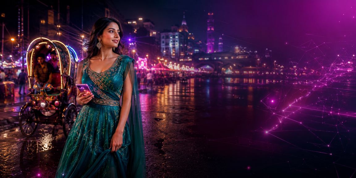 ঢাকায় রাতের বাজারে মোবাইলে jay999 পেমেন্ট করছেন একজন ব্যবহারকারী