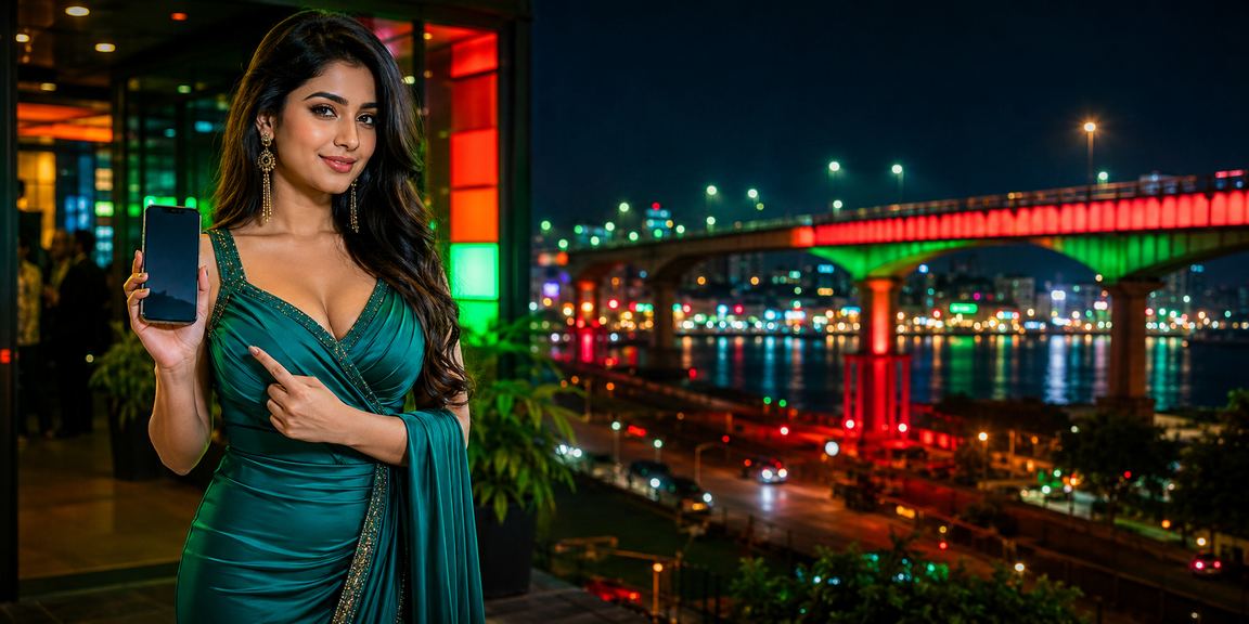 রাজশাহীতে মোবাইল বেটিং অ্যাপ ব্যবহারের দৃশ্য লাল সবুজ থিমে